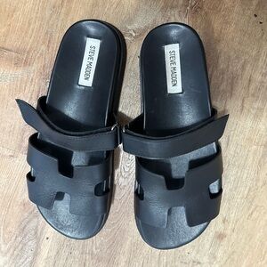 Steve Madden size 9 Mayven Sandal BLACK